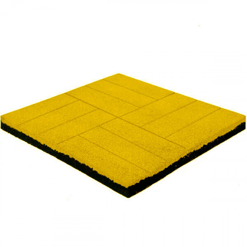 12 кирпичей Premium 500x500x50 мм ярко-желтая (RAL 1018)