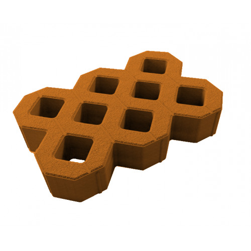 600x40x100 мм коричневая